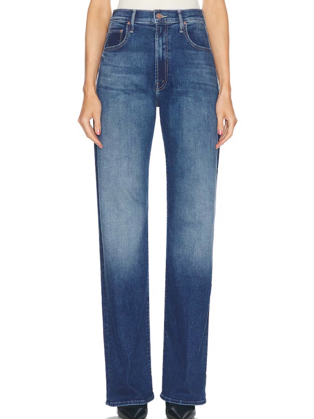 Mother Denim NWT The Lasso Heel Wide Leg Jean in Hike,Hike Baby Size 33